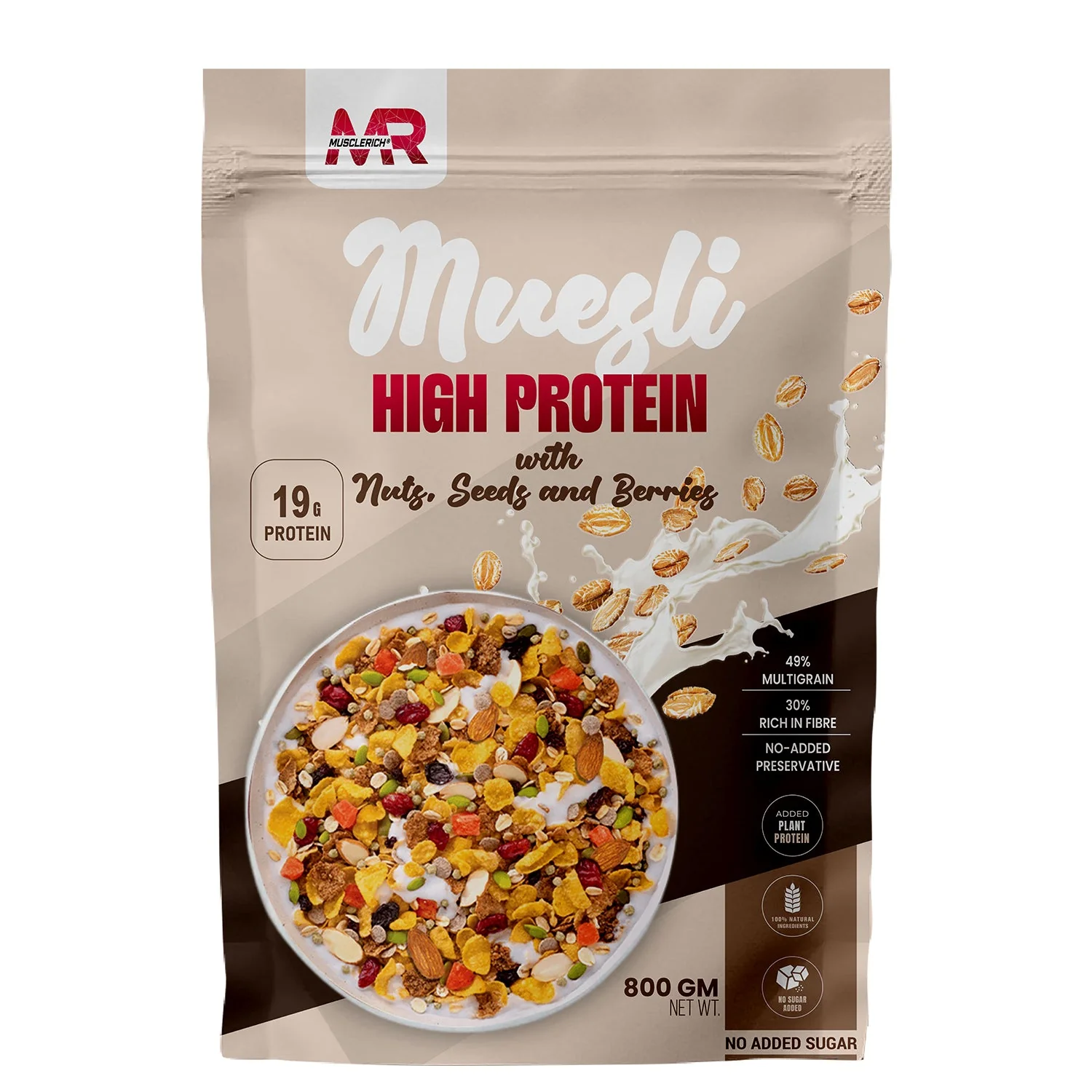 Muesli High Protein with Nuts Seeds and Berries